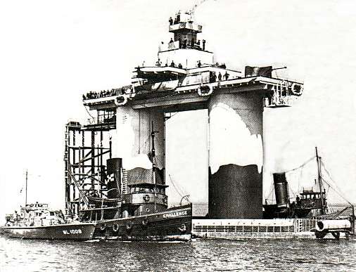 Sunk Head under tow